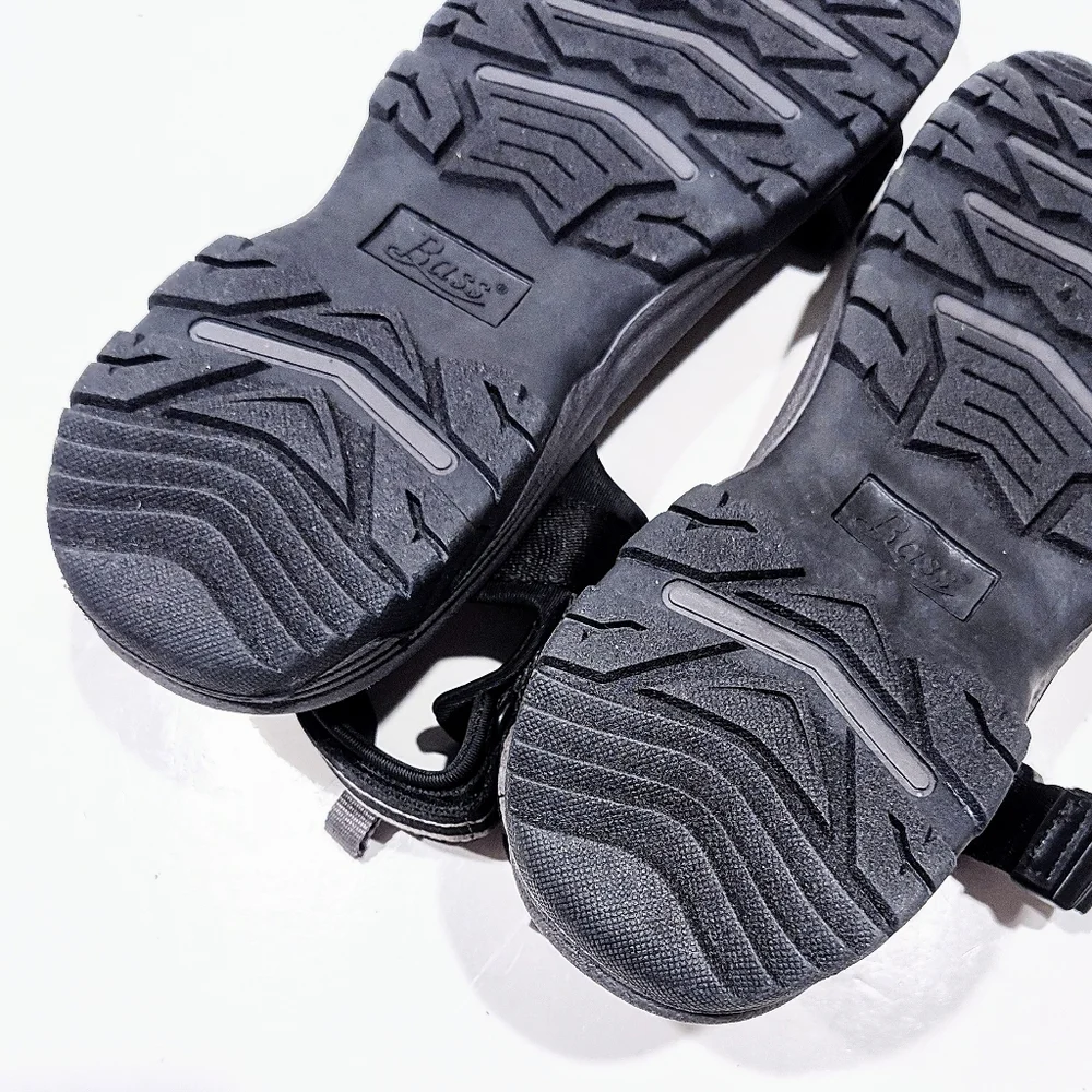 G. H. Bass Trek Sporty Sandal Black Men's Size 13 Water Shoes Adjustable New